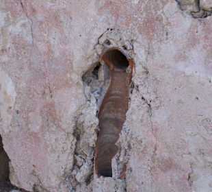 Wassersystem in der Ruinenstadt