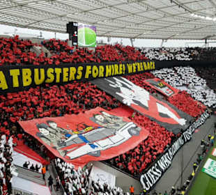 Choreografie beim Derby gegen den 1. FC Köln