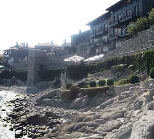 Die alte Stadtmauer von Sozopol 
