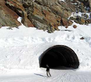 Skitunnel Südportal 3213m