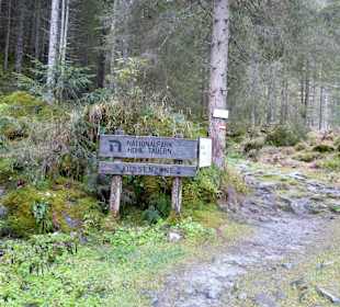 Einstieg zur Wanderung Schödersee