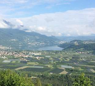 Caldonazzosee vom Kaiserjägersträßchen aus gesehen