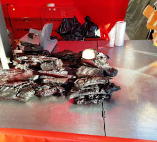 Am Herbstmarkt Verkaufstände