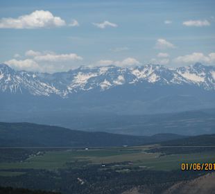 Ausblick auf 4000er Gipfel in Colorado