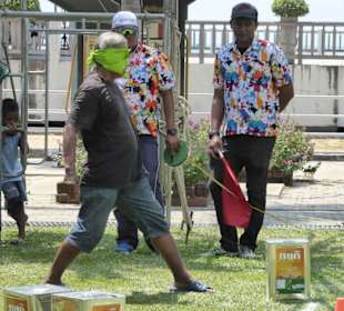 Eine Art blinde Kuh-Spiel