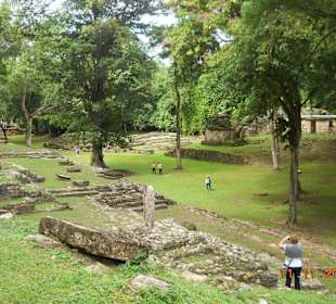 Mauernreste im weitläufigen Gelände