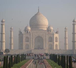 Taj Mahal im Morgendunst