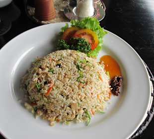 Gebratener Reis mit Hühnchen