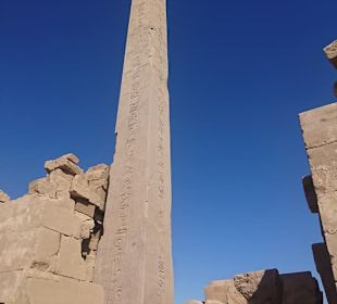 Obelisk im Karnak Tempel