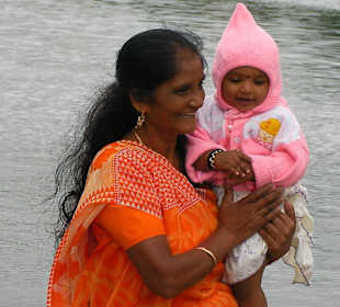 Gesichter am Grand Bassin