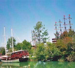 Ausflug auf einem Fluss