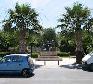 Statue am Hafen von Kos Stadt