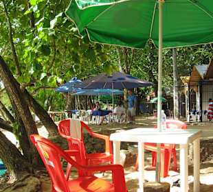 Ein Absoluter Traumstrand mit Verkaufsständen