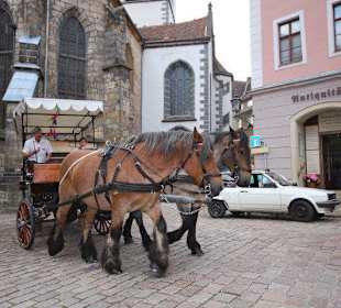 Pferdekutsche am Markt