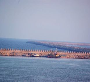 6. Tag Konstanza Wellenbrecher Hafen