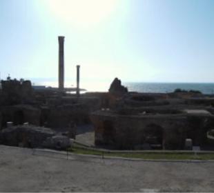 Carthage mit Meer im Hintergrund