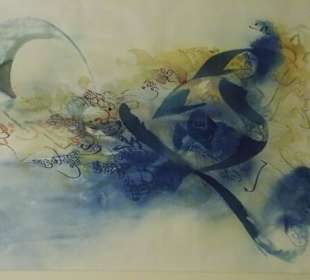 Экспонат музея каллиграфии Шарджи