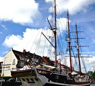 Rückfahrt zur Delfttreppe