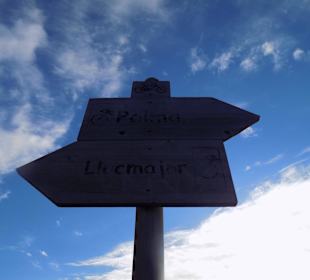 Strecke für Radfahrer