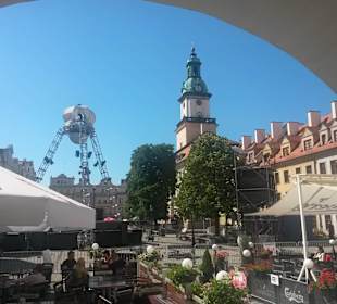 Even im Zentrum von Jelenia Gòra