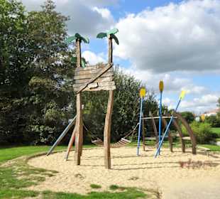 Der Spielplatz im Kurpark Bad Bederkesa