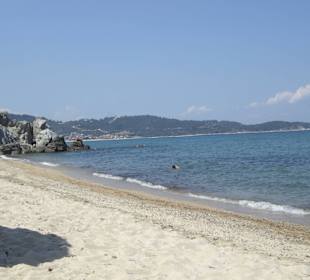 300m zur andern Bucht