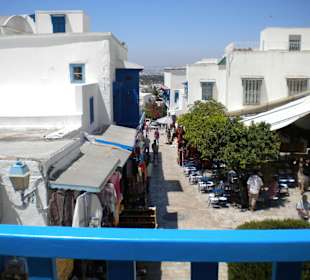 Blick vom berühmten Cafe