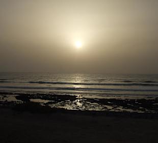 Sonnenuntergang Strandpromenade