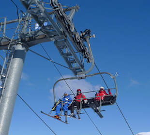 На подъемнике