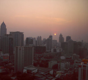 Sonnenuntergang in Bangkok