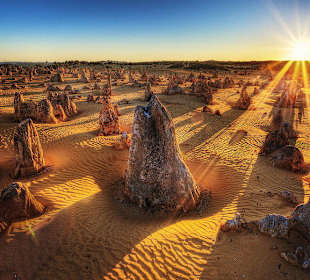 Wapienne filary - Australia, Nambung National Park