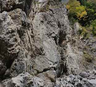 Kletterfelsen am Simswasserfall