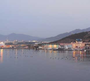 Morgens bei der Ankunft