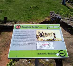 Burgruine Hohenburg in Homburg