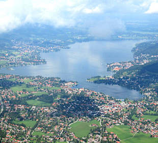 Blick vom Wallberg auf den Tegernsee