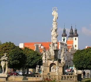 Marktplatz mit Mariensäule