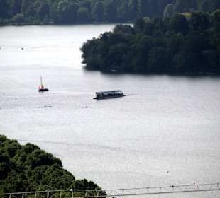 Maschsee von der Rathauskuppel gesehen