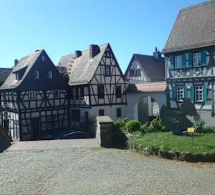 Szene in der Altstadt von Oberursel