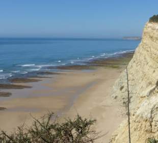 Die Praia do Porto de Mós von oben