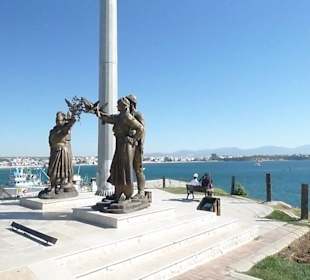Strandpromenade ganz oben rechts