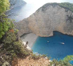 Bucht Navagio / Schmuggler Bucht / Schiffswrack