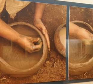 Tonschale, Herstellung ohne Drehteller