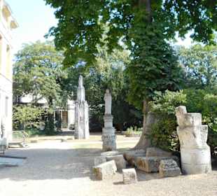 Im Garten des Naturkundemuseum Rouen