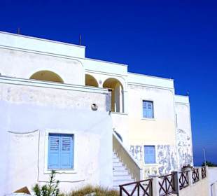 Santorin selbst im Bild Landschaft, Stadt