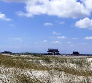 Pfahlbauten in St. Peter-Ording