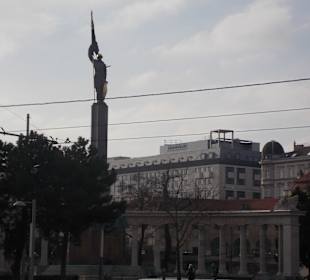 Soviet War Memorial , arround the first corner