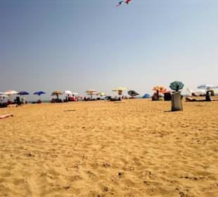 Strand in Bibione Juni 2012
