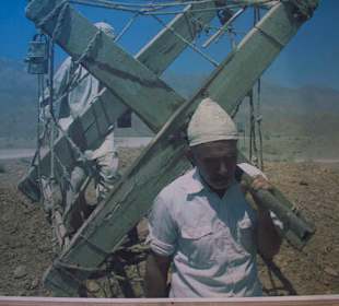 Fotografia przedstawiająca pracę nad quanats