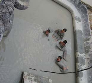 Mud bath
