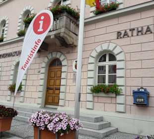 Rathaus in Zwiesel mit Information